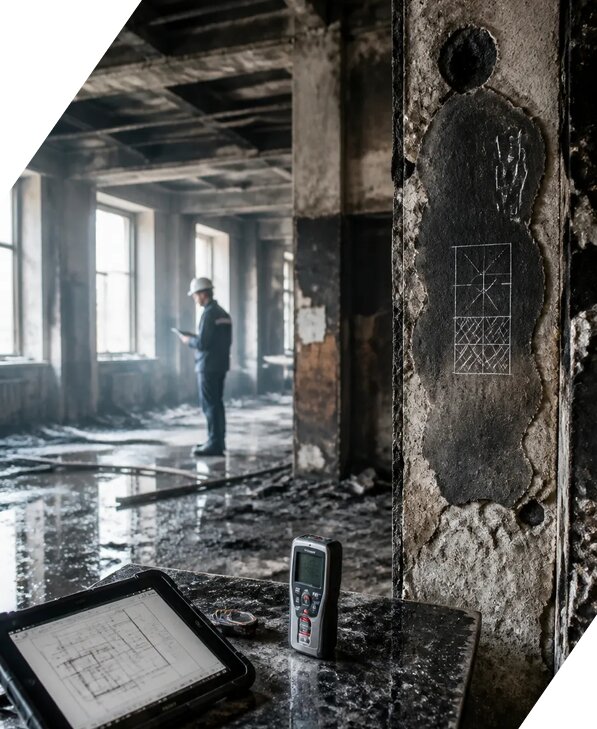 Обследование зданий после пожара в Ухте от 15188 р. | ЭкспертизаРоссия