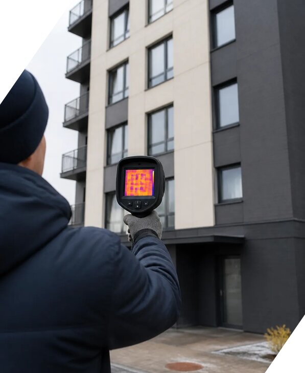Тепловизионное обследование зданий в Ухте от 5063 р. | ЭкспертизаРоссия
